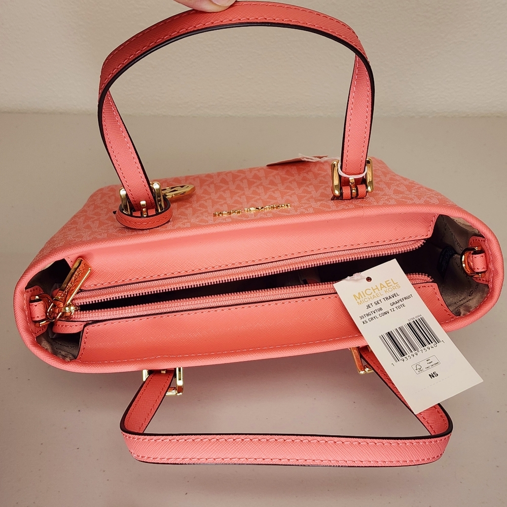 Michael Kors Pink Tote Bag - Picture 3 of 6